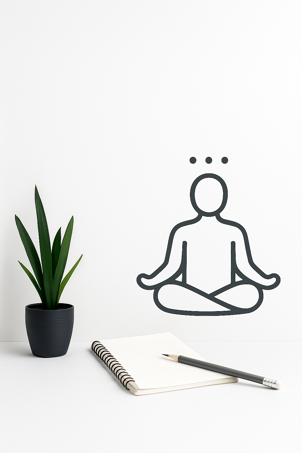 Person meditating